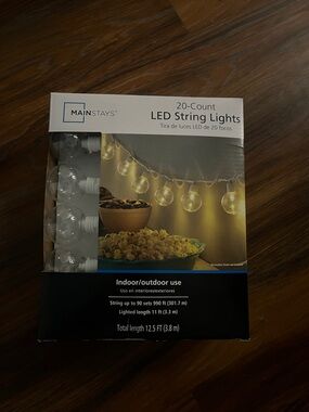 Mainstays Warm White LED Globe String Lights